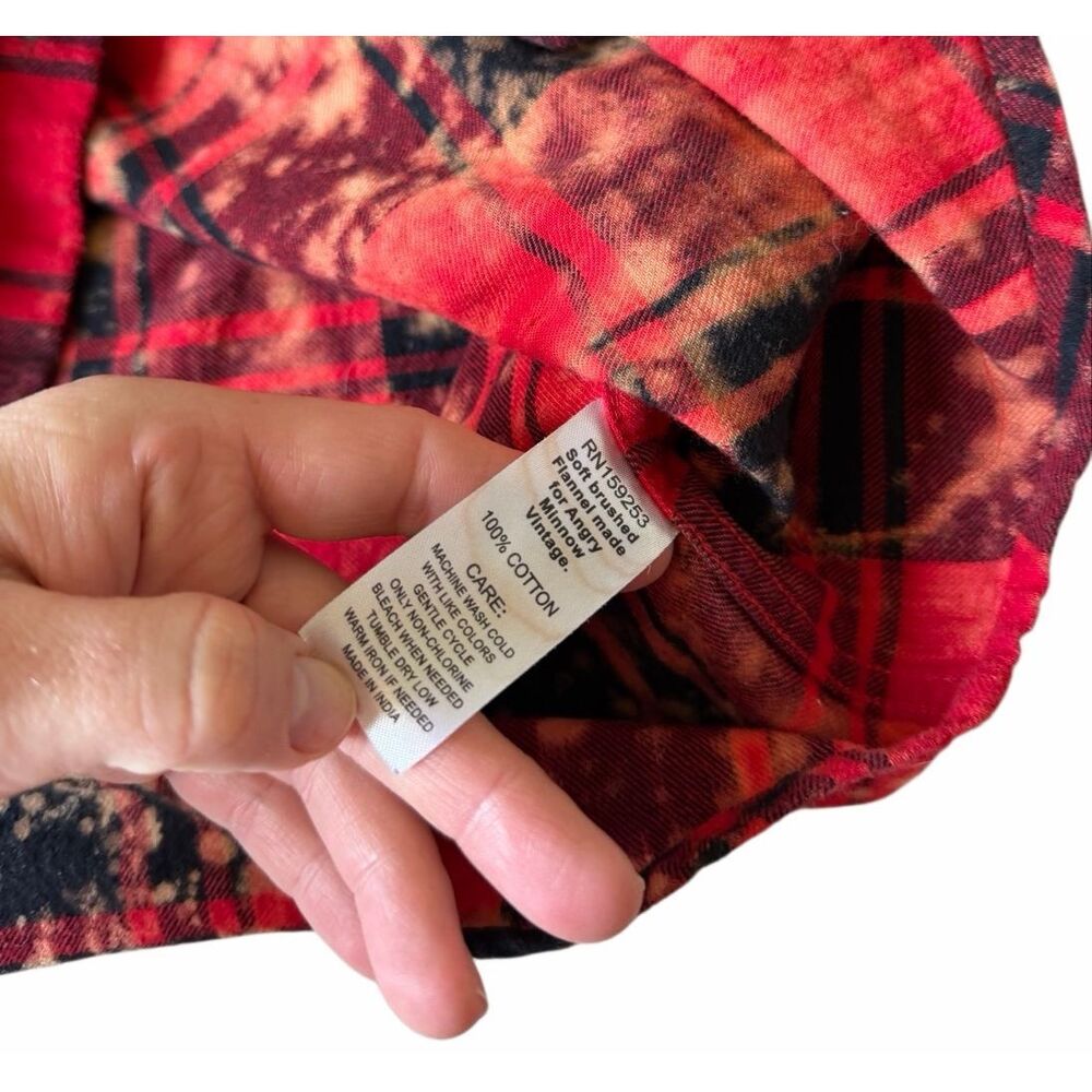 Angry Minnow Flannel Shirt Patch Assuming I was Like Most Girls Was Your First M - Picture 8 of 9